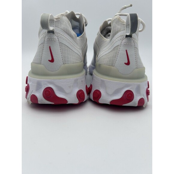 Nike React Element 55 Shoes Mens Size 14 White Red Running Sneakers BQ6167-102 main image 5